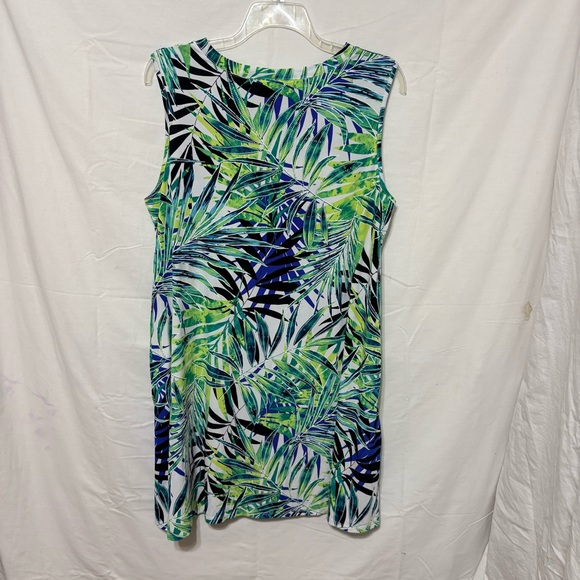 Apt 9 tropical print sleeveless swing dress. - Picture 5 of 10